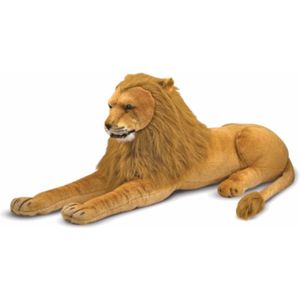 Grote pluche knuffel leeuw 110 cm
