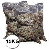 Mega zak confetti multikleuren ca. 15 kg