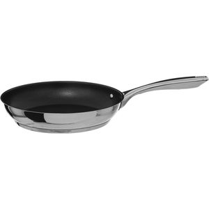 Secret de Gourmet - Koekenpan - Alle kookplaten/warmtebronnen geschikt - zilver/zwart - Dia 26 cm