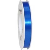 3x XL Hobby/decoratie blauwe kunststof sierlinten 1,5 cm/15 mm x 91 meter- Luxe kwaliteit - Cadeaulint kunststof lint/ribbon