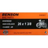 Benson Binnenband fiets - 2x - rubber - 26 inch x 1 3/8 - 40 mm ventiel