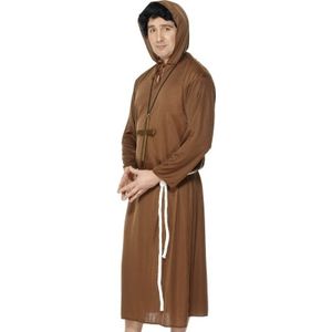 Monnik priester kostuum voor heren - religieus verkleedpak gewaad