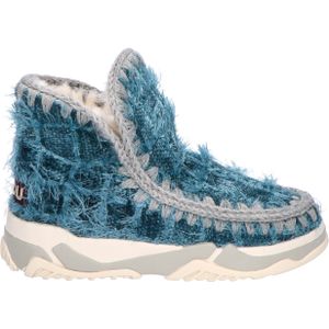 Mou Eskimo Trainer Overstitching Agapet Blue