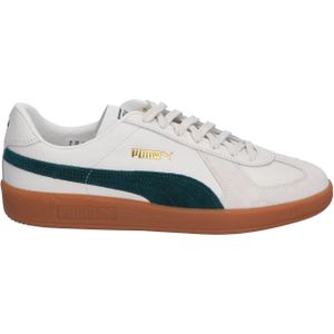 Puma Army Trainer Warm White Dark Green