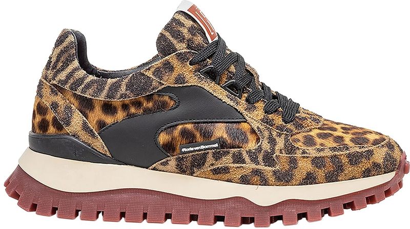 Floris van Bommel - Grommi 04 - Sneakers - Sepia / Lichtbruin / Zwart / Wit