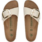 Birkenstock Madrid Big Buckle Women Canvas Eggshell Narrow