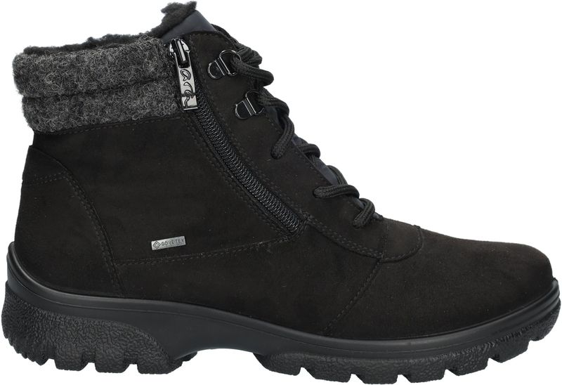 Ara - SAAS FEE - Winterlaarzen - Zwart - Suèdeleer - Sleehak