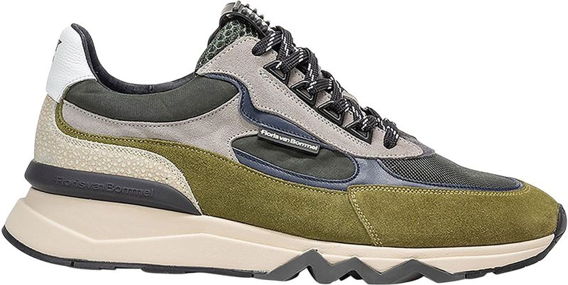 Floris van Bommel - De Zager SFM-10234 - Lage Sneaker - DarkGreen - G+ Wijdte