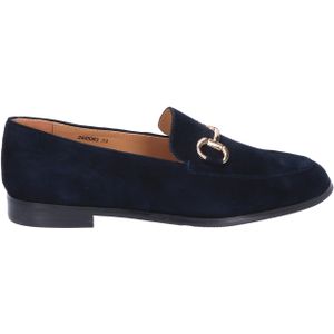 Di Lauro Laure Dark Blue Suede