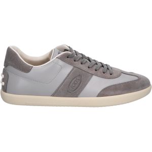 Tods Tabs Sneaker In Leather Ku20 Grey