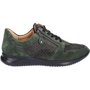 Breeze Shoe Dark Green Suede G-Wijdte