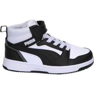 Puma Rebound V6 Mid White Black Grey