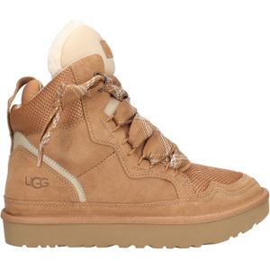 UGG - Highmel - Hoge Sneaker - Chestnut - Suède en Gerecycled Canvas-Mesh