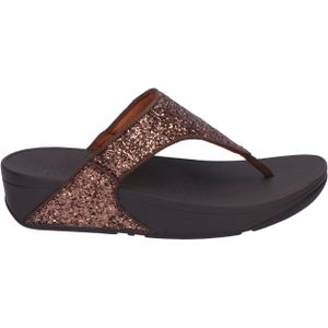 Fitflop Lulu Toe-post Sandals X03 Chocolate Metallic