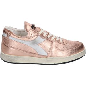 Diadora Heritage Mi Basket Row Cut Used Pink Cloud