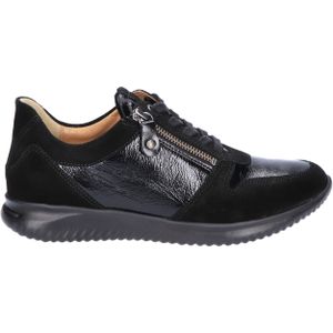 Breeze Shoe Black Lakleer Suede G-Wijdte