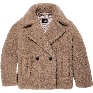 Gertrude Short Teddy Coat Putty