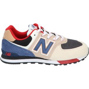 New Balance 574 Blue Red Brown