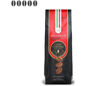 Caffè Coronel Siciliano Rosso Italiaanse koffiebonen 1kg