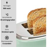 Haden Cotswold Broodrooster – Retro Broodrooster – Mint Groen – Toaster – Vintage Broodrooster