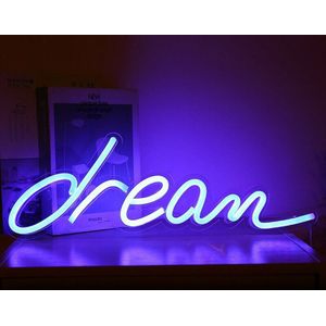 Retro Neon Verlichting – Dream – Blauw