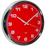 Cabanaz Retro Wandklok - Diameter van 30 cm - Scarlet Red