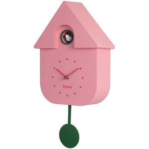 Fisura - Klok - Koekoeksklok Cuckoo House - roze