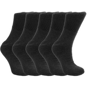 Naft sport sokken | zwart | set van 5 | maat 47 - 50