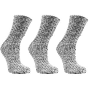 Work Noorse sokken | heren sokken | grijs | 3 paar | 43-46