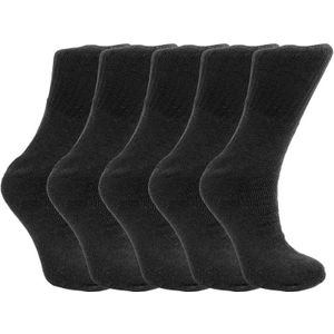 Naft sport sokken | zwart | set van 5 | maat 47 - 50