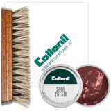 Collonil | Schoenpoets set 3-delig | Shoe cream | Poetsdoek | Borstel | Tan