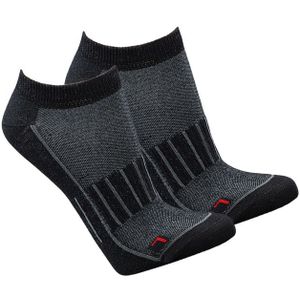 Sport sokken | sneakersokken | katoen | 3 paar | zwart | aegis | maat 47-50