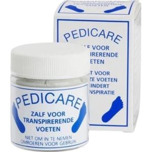 Pedicare voetzalf | 30 ml | voor geurloze voeten | anti zweetvoeten | vermindering overtollig eelt