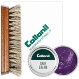 Collonil | Schoenpoets set 3-delig | Shoe cream | Poetsdoek | Borstel | Violet