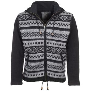 Gebreid noorse herenvest | merk Pure Wool | model Michael | maten S-2XL