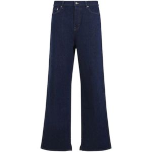 Gucci, Jeans, Heren, Blauw, W32, Katoen, Blauwe Baggy Jeans voor Mannen