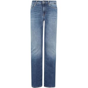 Dondup, Jeans, Dames, Blauw, W29, Stijlvolle New Lola Broek