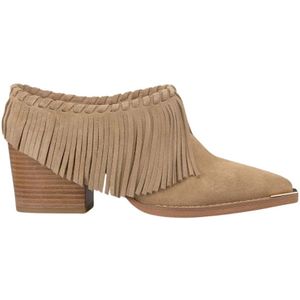 Alma EN Pena, Schoenen, Dames, Beige, 38 EU, Fringed klomp