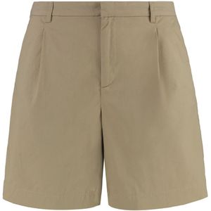 A.p.c., Korte broeken, Heren, Beige, M, Katoen, Katoenen Bermuda Shorts