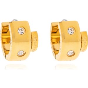 Kate Spade, Accessoires, Dames, Geel, ONE Size, Oorbellen met glinsterende kristallen