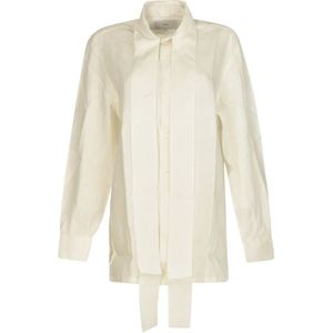 Setchu, Blouses & Shirts, Dames, Wit, M, Witte Casual Overhemden