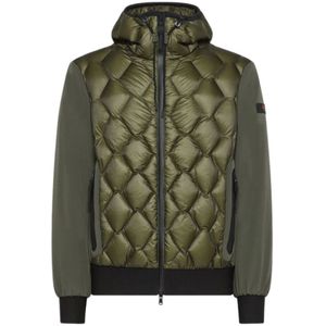 Peuterey, Jassen, Heren, Groen, S, Polyester, Stijlvolle Koons Jas
