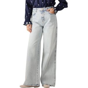 Fabienne Chapot, Jeans, Dames, Blauw, W31 L32, Wijde Pijp Jeans voor Dames