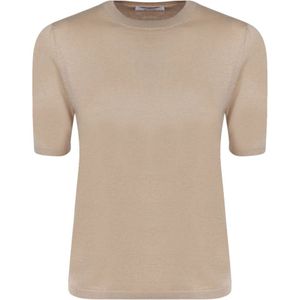 Max Mara, Truien, Dames, Beige, M, Kasjmier, Licht Beige Warren Trui