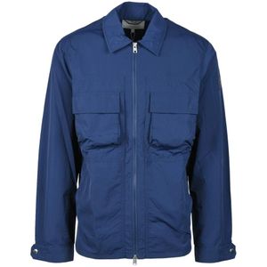 Woolrich, Jassen, Heren, Blauw, L, Jas