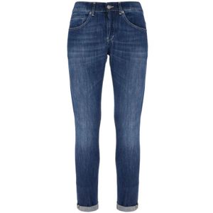 Dondup, Jeans, Heren, Blauw, W29, Katoen, Stijlvolle Broek