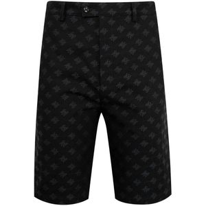 Amiri, Korte broeken, Heren, Zwart, S, Katoen, Jacquard Bermuda Shorts