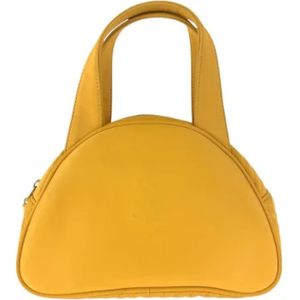 Yves Saint Laurent Vintage, Pre-owned, Dames, Geel, ONE Size, Nylon, Pre-owned Nylon handbags