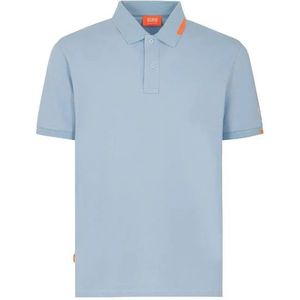 Suns, Tops, Heren, Blauw, XL, Katoen, Lichtblauw Katoenen Heren Polo Shirt