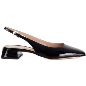 Baldinini, Schoenen, Dames, Zwart, 39 EU, Zwarte lakballerina's